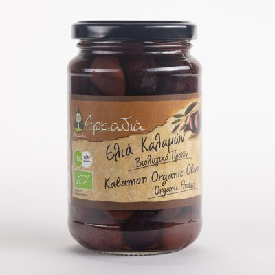 Griechische Kalamata-Oliven mit Kern in zertifizierter Bio-Qualität